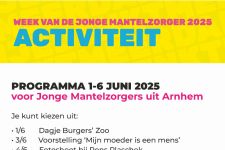 DOE OOK MEE MET DE WEEK VAN DE JONGE MANTELZORGER!